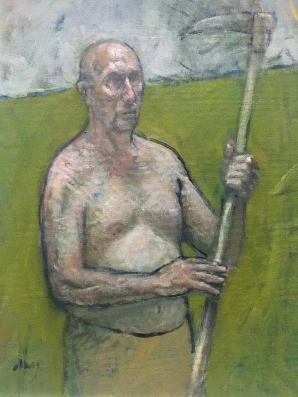 Insurrectionist, an oil painting by artisit David Yaghjian