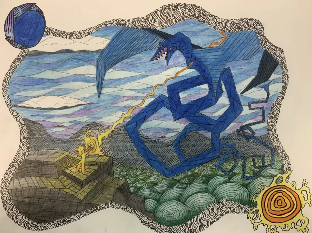 Artwork completed by an MTC student
