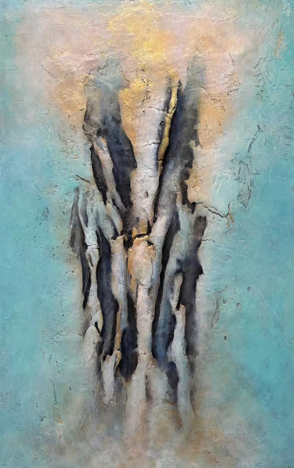 "Reunion" canvas art by Rebecca Horne