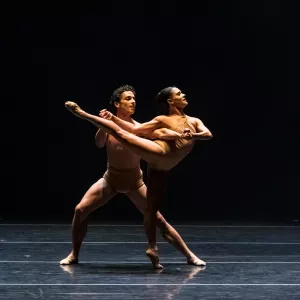 Male and female dancer